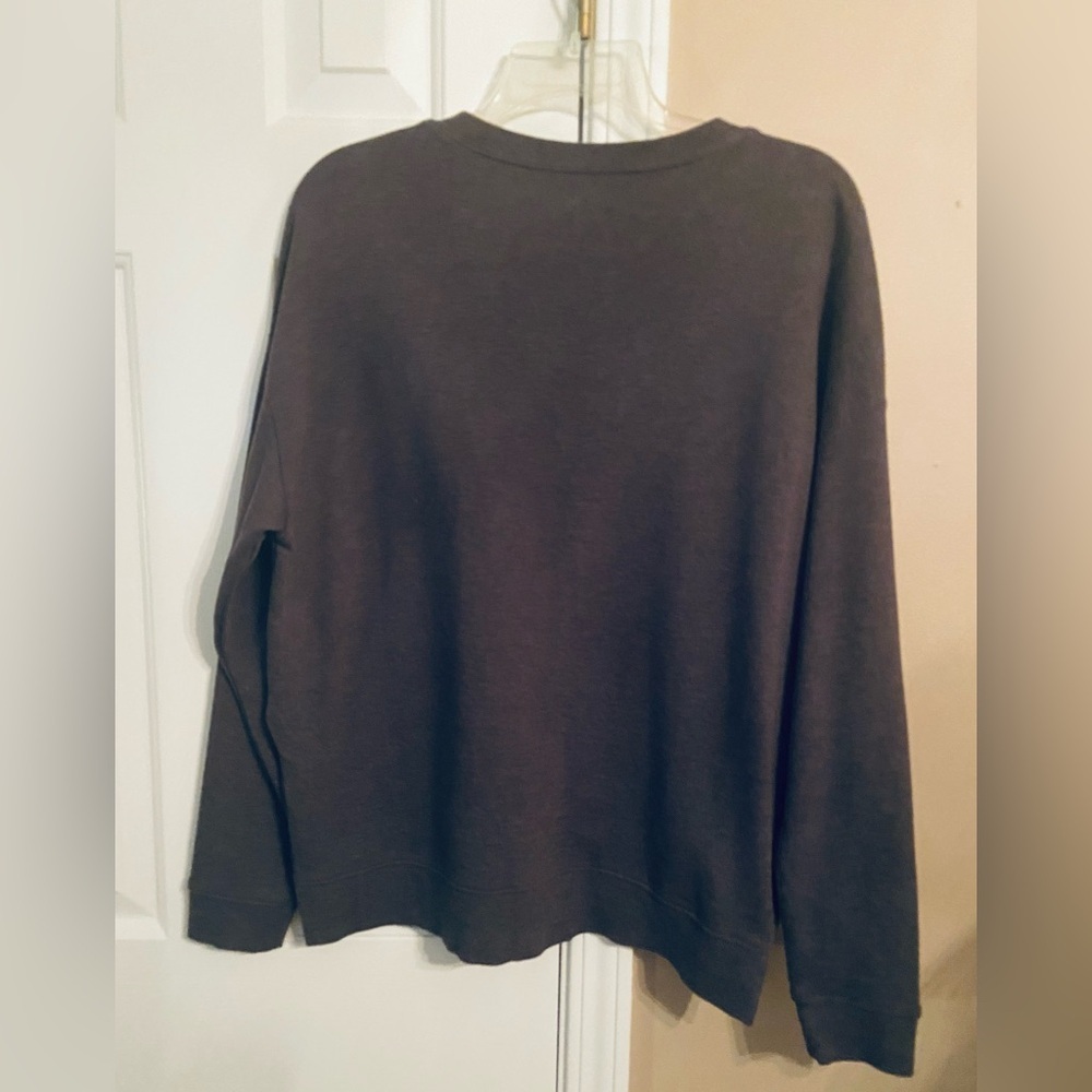 Kick Off Shop Women's Dark Gray Cotton Blend Sweatshirts Size Small - Picture 3 of 7